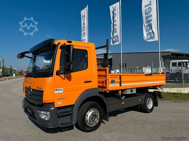 Camión volquete trilateral MERCEDES-BENZ 1224 Meiller Kipper/2 x AHK/NL 5,7 to/Nur 11 tkm