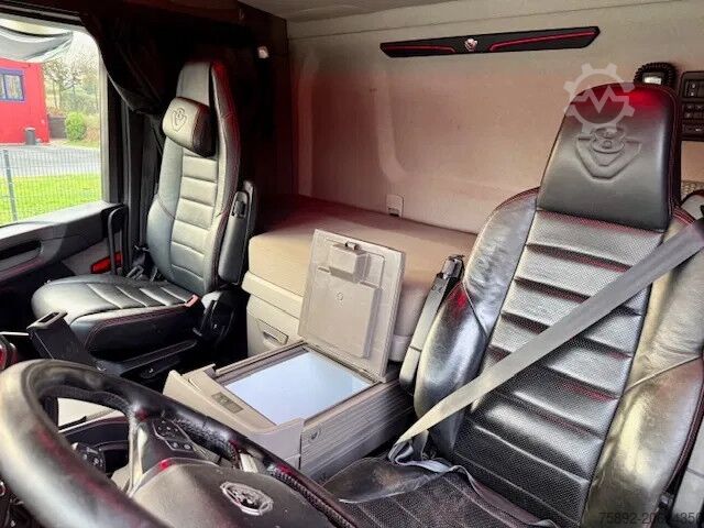 Medienos transporteris Scania R650 V8 6x4/Retarder/Kran Loglift S96/Eu6