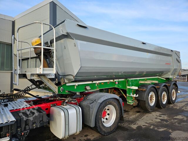 ティッパー・セミトレーラー Schwarzmüller SK Stahlrundmulde m. hydr. Heckklappe