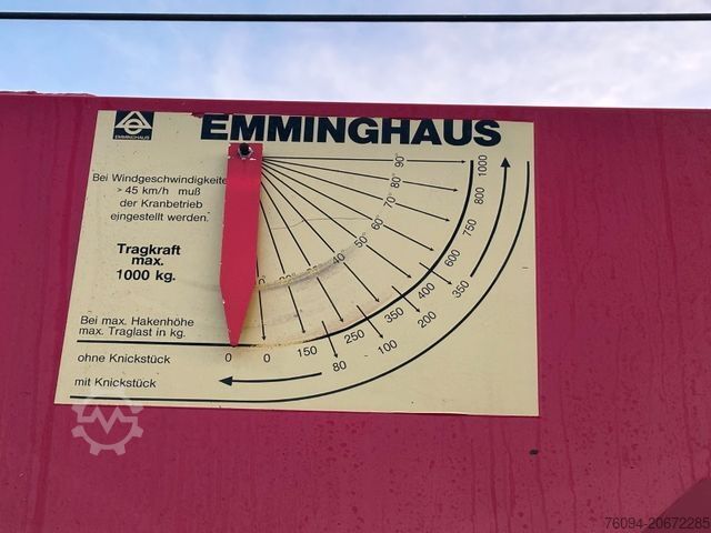 Kuorma-autoasenteinen nosturiauto MERCEDES-BENZ Atego 815 Dachdecker Kran 34m Seilwinde