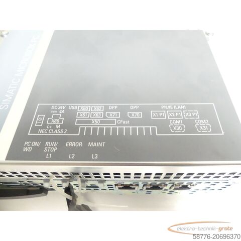 Siemens component Siemens SIMATIC IPC427E 6AG4141-5AB17-0FA0 SN: VPN09553442021 --