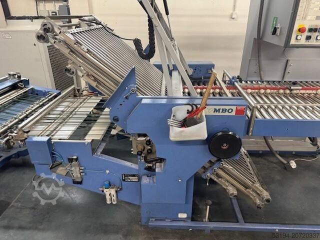 Línea MBO en línea de corte y plegado web
