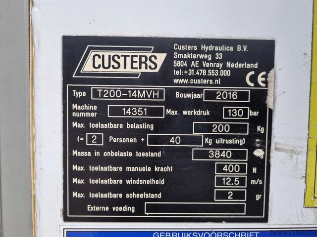 Thang máy Mercedes-Benz Sprinter 516 CDI 14 M Custers Hoogwerker  Hubar...