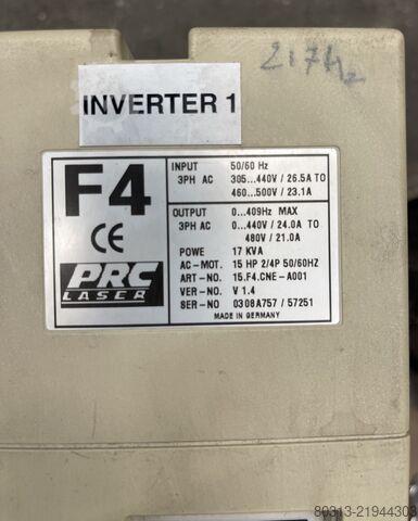 레조네이터 터빈 인버터 FINNPOWER L6a