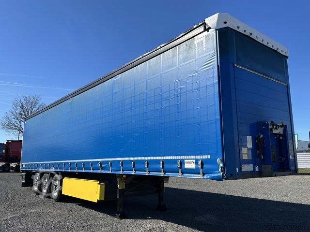Semirremolque abierto con toldo Schmitz Cargobull SCS 24 Rungentaschen Alufelgen Palettenkasten