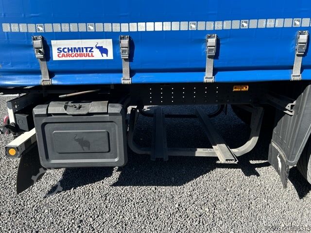 Semirremolque abierto con toldo Schmitz Cargobull SCS 24 Rungentaschen Alufelgen Palettenkasten