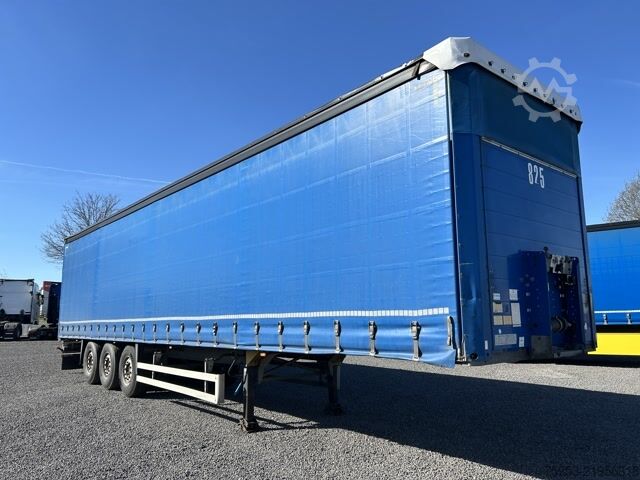 Semirremolque abierto con toldo Schmitz Cargobull SCS 24 Alufelgen Rungentaschen Lasi