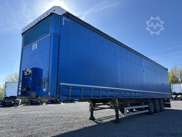 Semirremolque abierto con toldo Schmitz Cargobull SCS 24 Alufelgen Rungentaschen Lasi