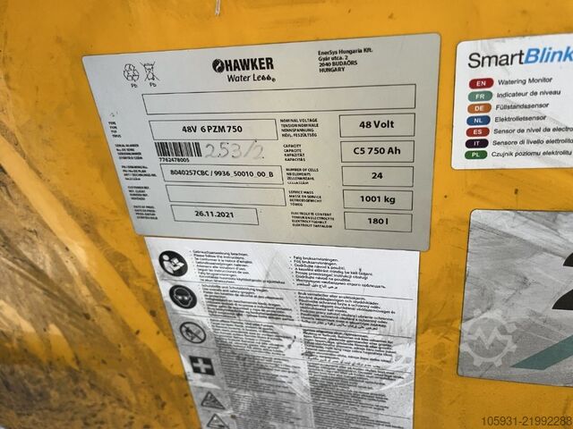 Elektrisk 4 -hjulet gaffeltruck Jungheinrich EFG320