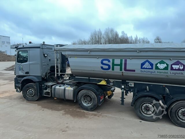 Kipper Mercedes-Benz Arocs 1853 Hydrodrive with 3-axle Schwarzmüller K-Series Steel Tipper