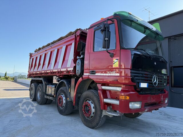 Camión volquete Mercedes-Benz Actros 4148K V8 Kipper 8x4 Euro3 40Ton