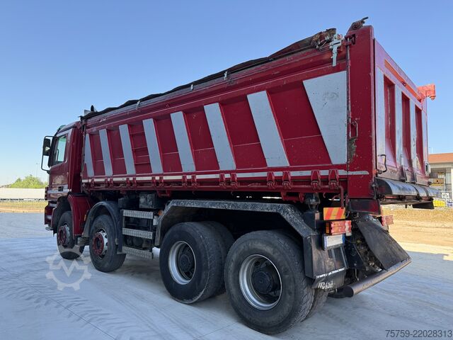 Camión volquete Mercedes-Benz Actros 4148K V8 Kipper 8x4 Euro3 40Ton
