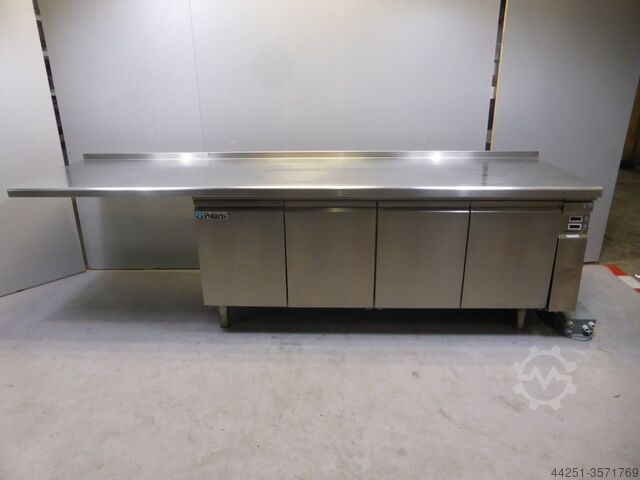 Refrigerated counter with work surface 