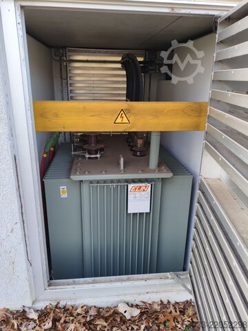 Transformer Trafostation 800kVA, 10/0,4kV, 2001 Typ TDQ-802A01S5H, ELIN-Öltrafo