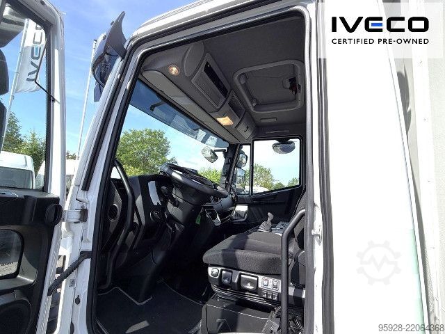 平板卡车带帆布篷布 IVECO 120EL25P CNG, Getränke/Schiebeplane, 2to LBW