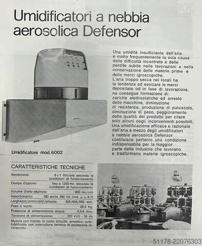 Defensor 6002 Máy tạo ẩm cho tới 1.200 m³ Defensor 6002