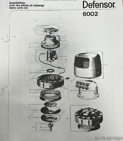 Defensor 6002 Máy tạo ẩm cho tới 1.200 m³ Defensor 6002