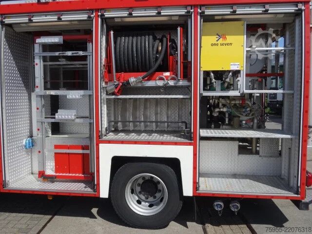 Camión de bomberos MAN TGM 15.240 godiva pump 2000liter water and 200 ...