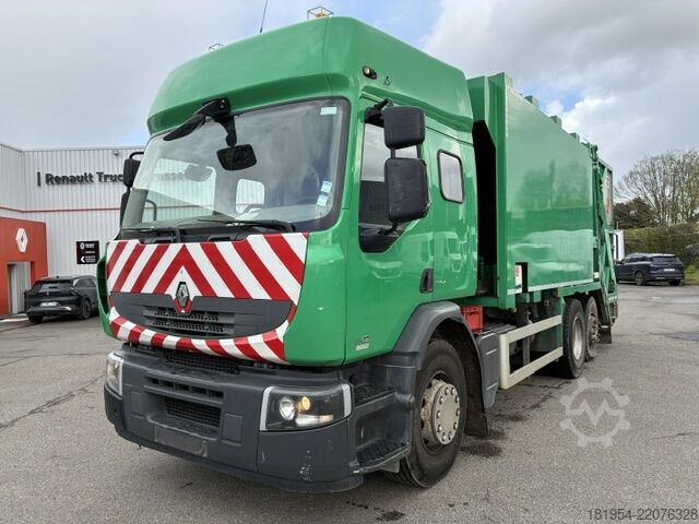 Müllwagen Renault premium 340DXI vuilniswagen vdk pusher20