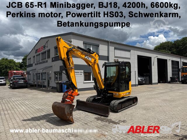 Miniexcavadora JCB 65-R1 Minibagger Powertilt HS03