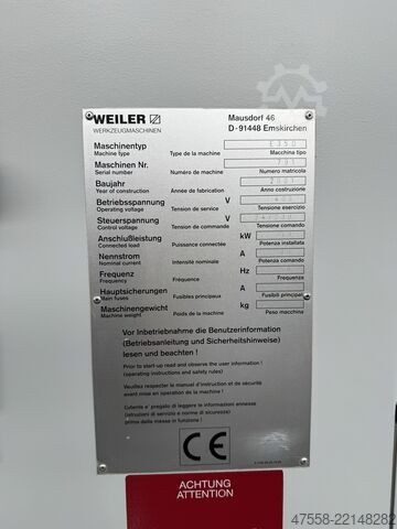 周期控制车床 WEILER E 35