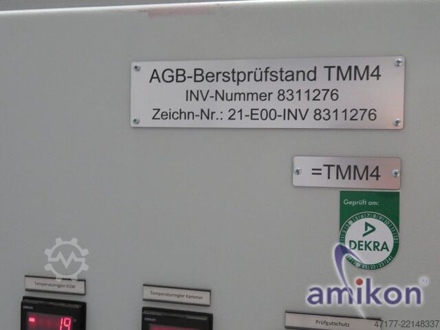 破裂試験台 Lindner AGB Berstprüfstand TMM4