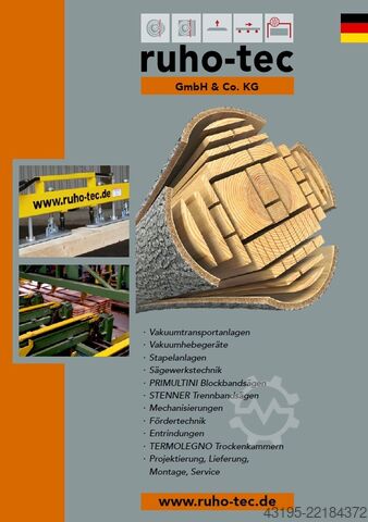 Komplettes Sägewerk (stationär) ruho-tec 