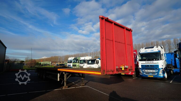 Platformos priekaba Netam-Fruehauf 3 AXLE FLATBED TRAILER