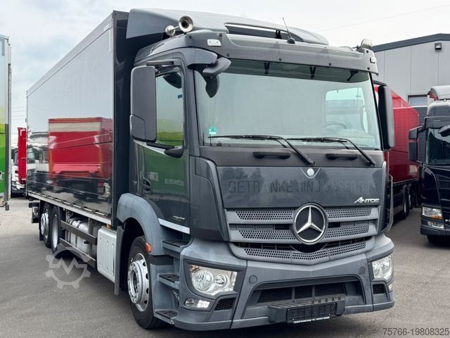 Truk minuman MERCEDES-BENZ ANTOS 2527 / LBW / 2 x AHK / LENKACHSE / 19 PAL