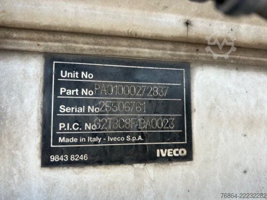 Flatbed truck with tarp IVECO EUROCARGO 140-250 SPRIEGEL-PLANE, SCHALTER, E6