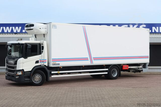 Box body Scania P320 Koel/Vries Bakwagen + DHollandia 2000kg