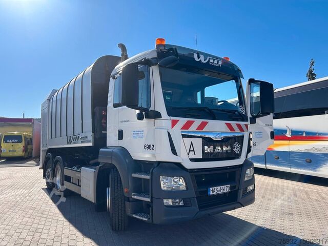 Kamion za odvoz smeća MAN TGS 28.320  FAUN Rotopress  Zöller Lift EURO 6