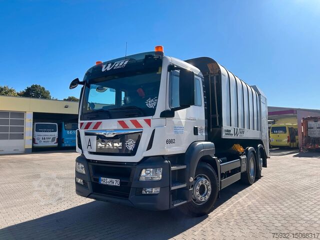 Kamion za odvoz smeća MAN TGS 28.320  FAUN Rotopress  Zöller Lift EURO 6