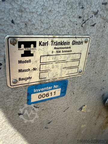 Karl Tränklein ZW 500 – roller glue spreader / gluing machine Karl Tränklein ZW 500 – walcarka / nakładarka kleju Karl Tränklein ZW 500 – walcarka / nakładarka kleju