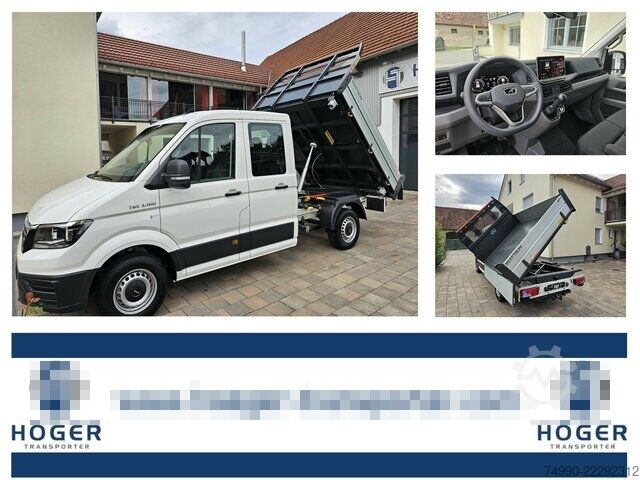 Van MAN TGE 3.180 Doka L3 Dreiseitenkipper Kamera AHK