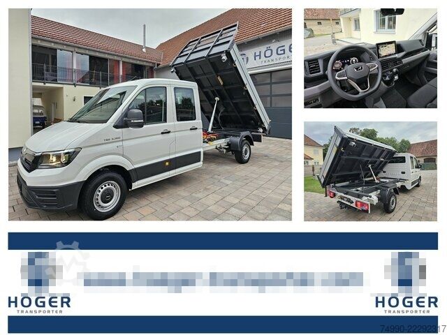 Van MAN TGE 3.180 Doka L4 Dreiseitenkipper Kamera AHK