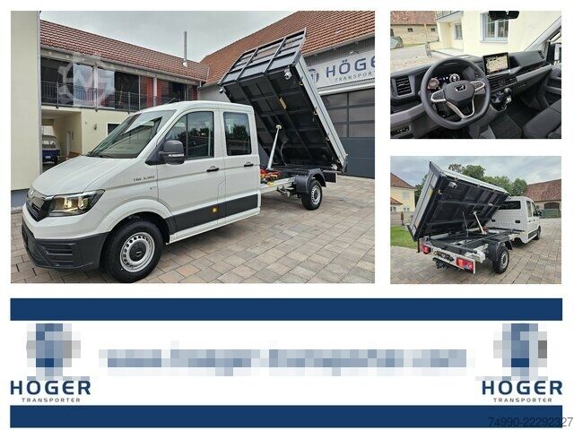 Van MAN TGE 3.180 Doka L4 Dreiseitenkipper Kamera AHK