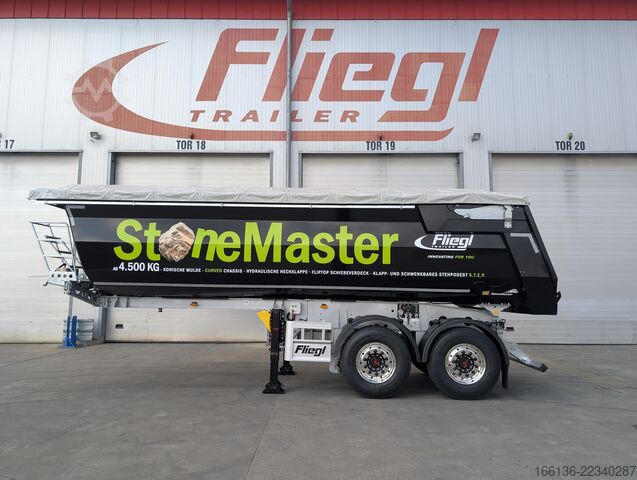 Naczepa wywrotka FLIEGL 2-Achs Stone Master 27m³ Stahlkipper
