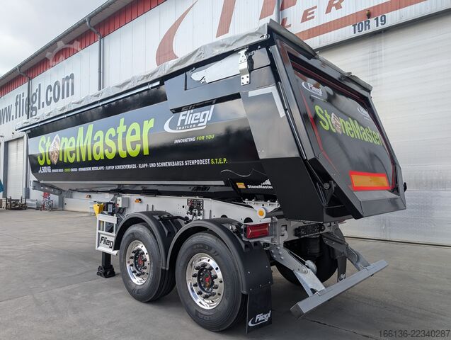 Naczepa wywrotka FLIEGL 2-Achs Stone Master 27m³ Stahlkipper
