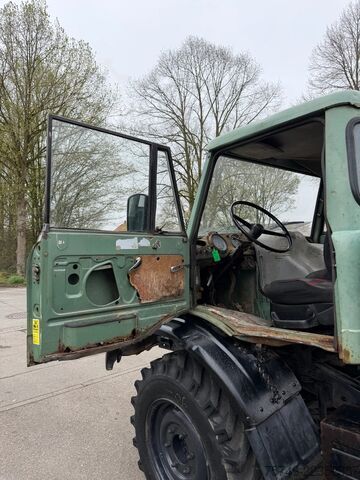 Tipper Mercedes-Benz Unimog 403, Pritsche, Kipper, 72 PS, voll funkt...