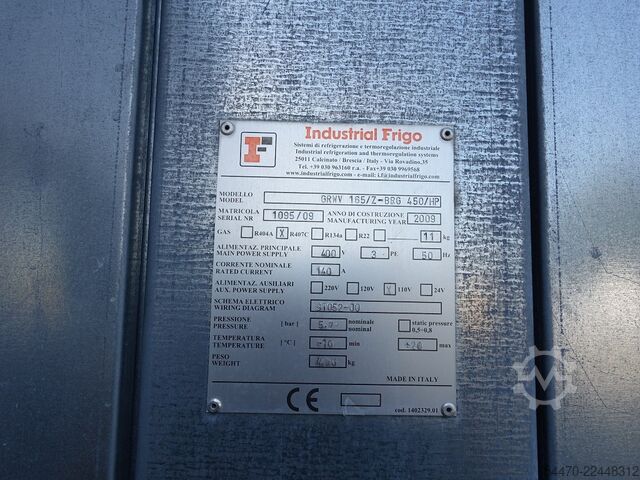 Friћider INDUSTRIAL FRIGO GRWV 165/Z-BRG 450/HP