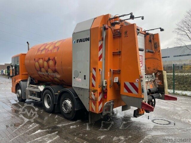 Garbage truck Mercedes-Benz 2633 6x2 Econic Faun RotoPress/EEV