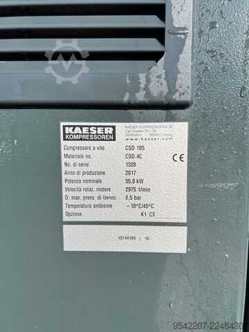 Compresseur à vis Kaeser CSD 105