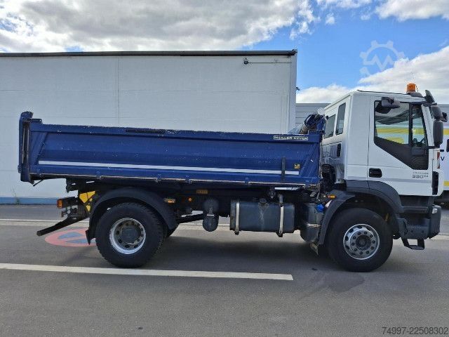 Trijų pusių savivartis sunkvežimis IVECO AD190T33 EVI_C / Schalter / Meiller