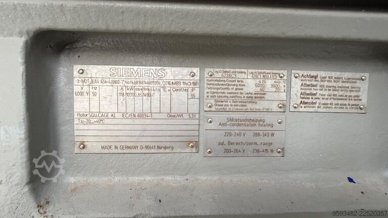 Electric motor Siemens 1AA4 454-4AN60-Z