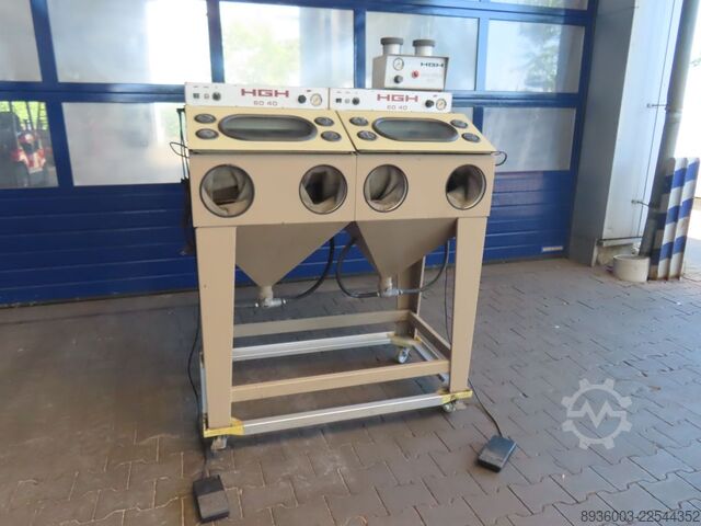 Cabină de sablare cu pastă de lătuire HGH 60 40 DUO