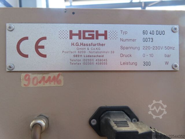 Cabină de sablare cu pastă de lătuire HGH 60 40 DUO