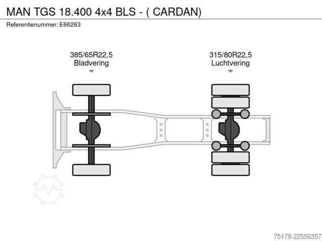 Estándar-SZM MAN TGS 18.400 4x4 BLS - ( CARDAN)