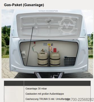 카라반 Weinsberg CaraLife 390 QD 1350kg*Gas-Paket*Duschausbau*