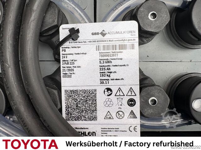 Carretilla elevadora Toyota SWE 120 L / Akku neu!
